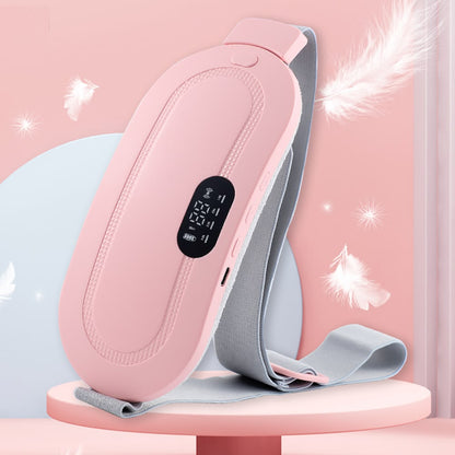 Electric Period Cramp Massager Vibrator Heating Belt for Menstrual Relief Pain Waist Stomach Warming Women Gift Box Packing
