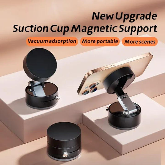 Magnetic Mobile Holder Black 360 Degree Swivel