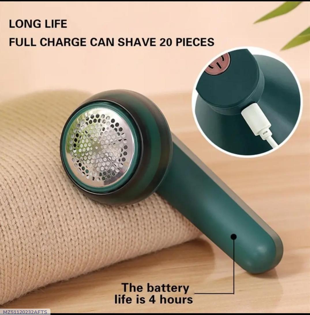 Portable Lint Remover Green 1200mAh Battery