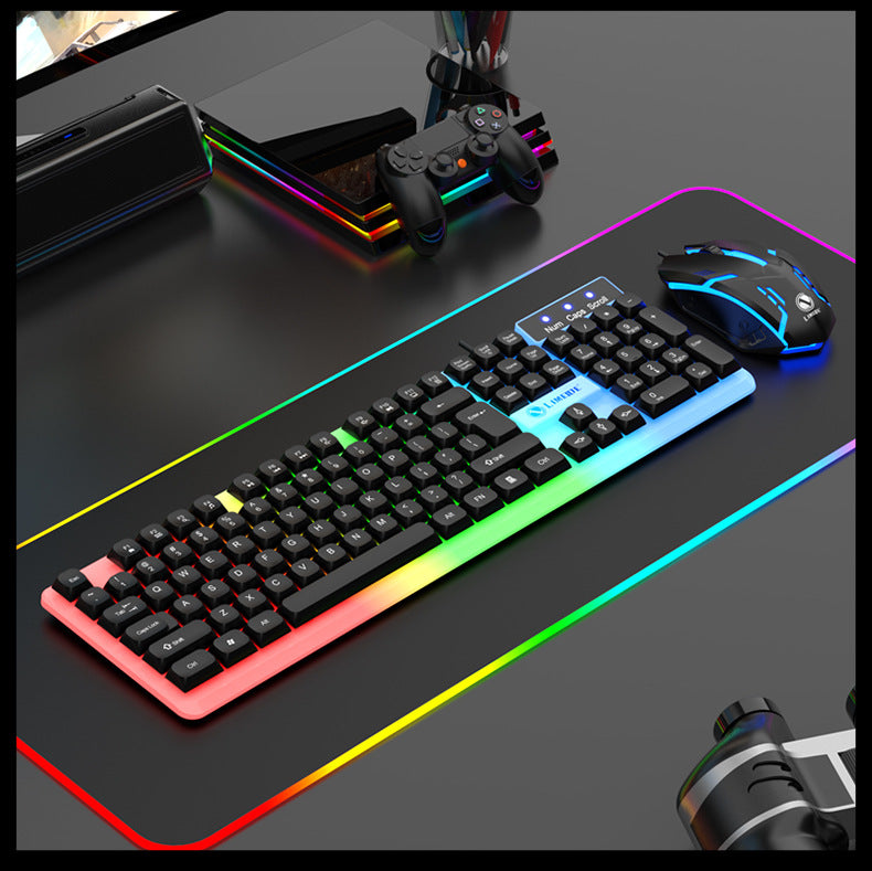 Lumina Gaming Mouse & Keyboard Combo RGB LED