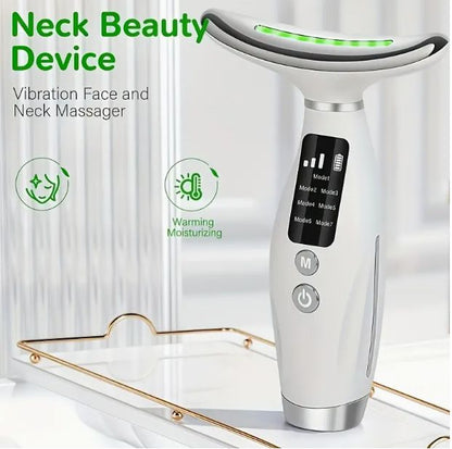 3D Smart Face & Neck Massager – Skin Tightening & Anti-Aging Beauty Device