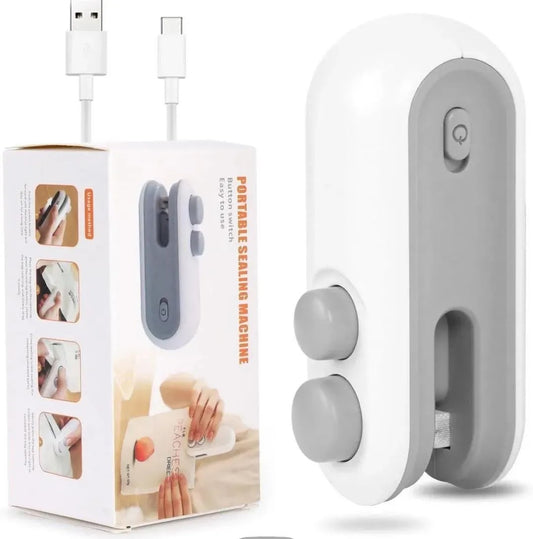 USB-C Sealing Machine for Pistachios Rice Gift Bags White  Color · White